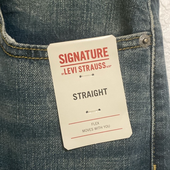 Levi Strauss Signature Straight Jeans 32 x 34 - Picture 4 of 12